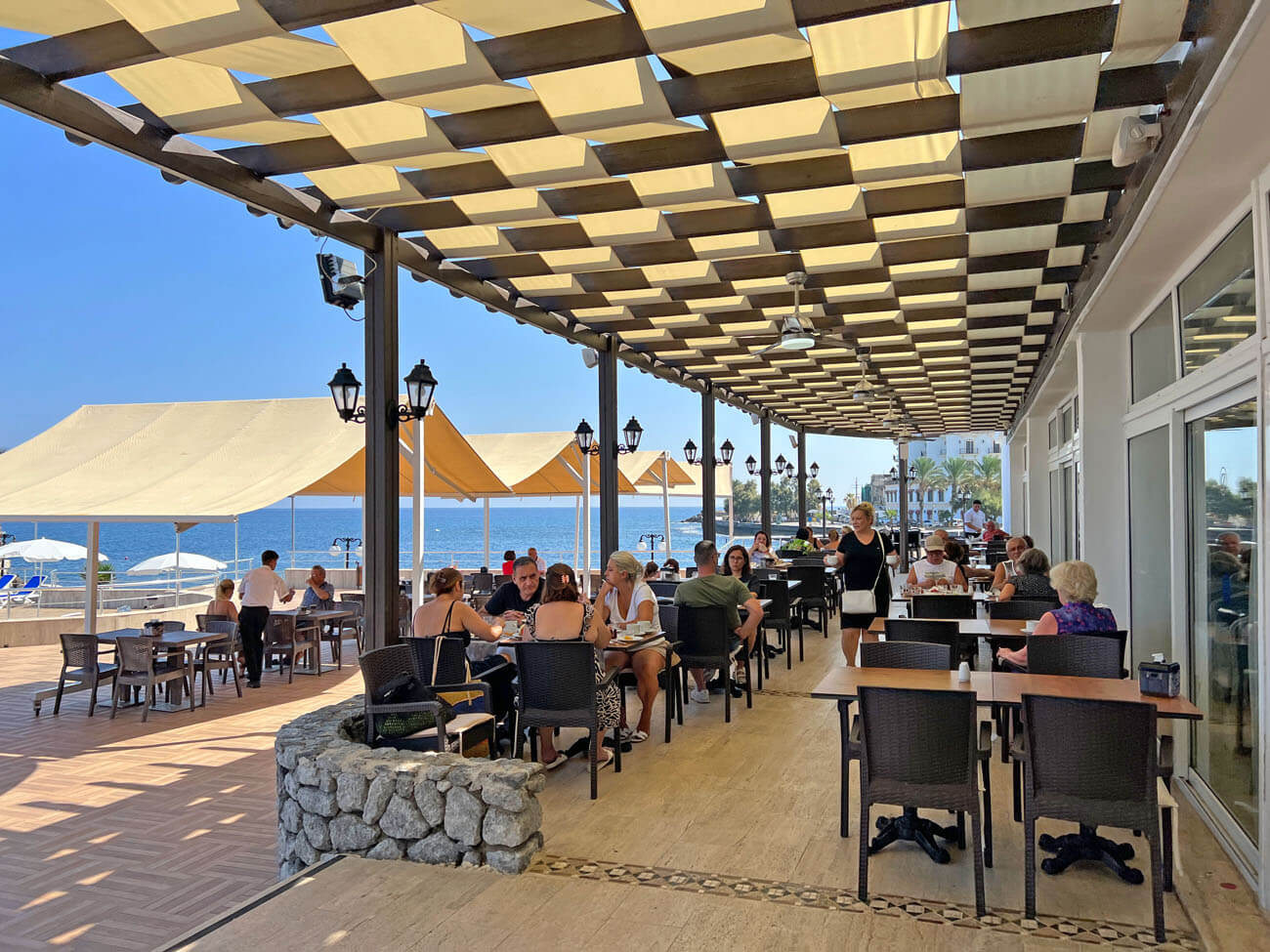 49 dome hotel outdoor restaurent kyrenia