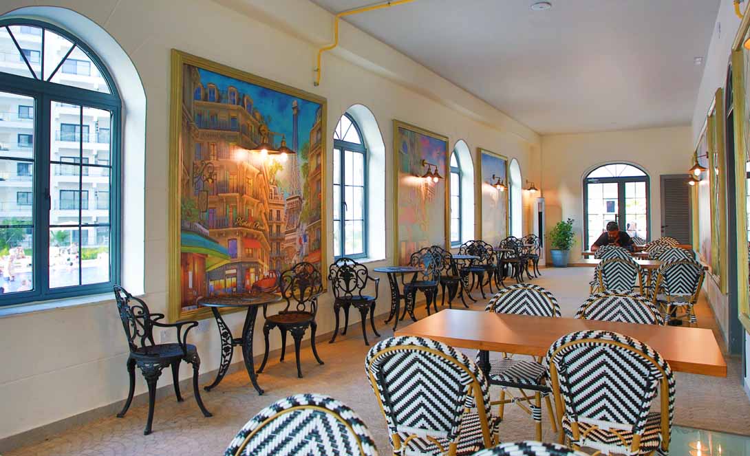 caeser resort cafe paris famagusta