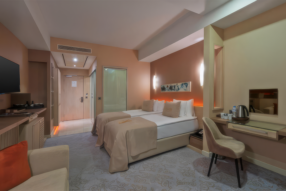 Cratos single beds view kyrenia
