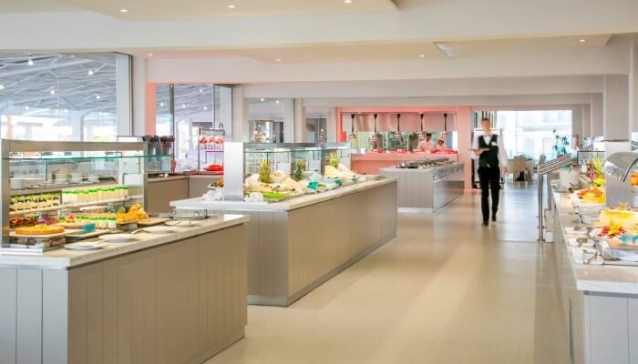 asterias beach hotel buffet