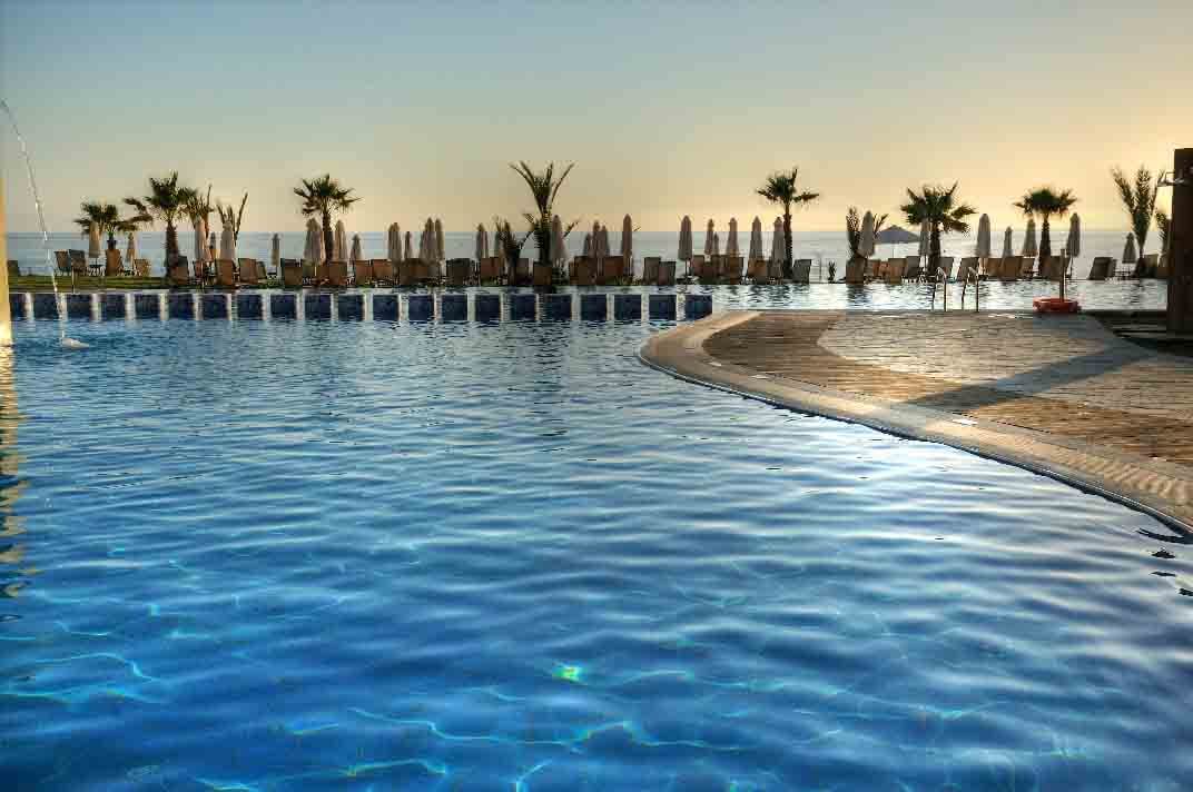 capital coast resort pool side view