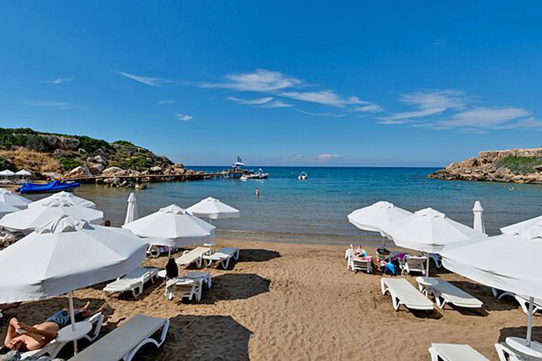 Denizkizi beach area kyrenia