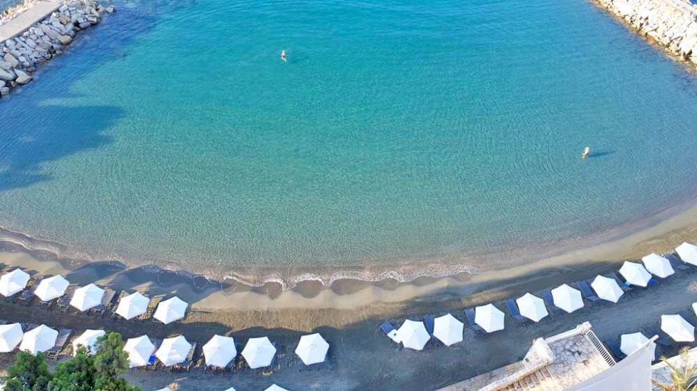 the royal apollonia beach view