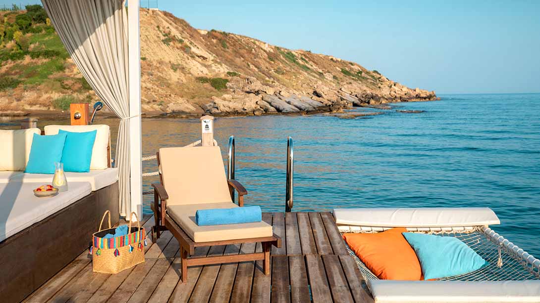 elexus hotel beach area kyrenia
