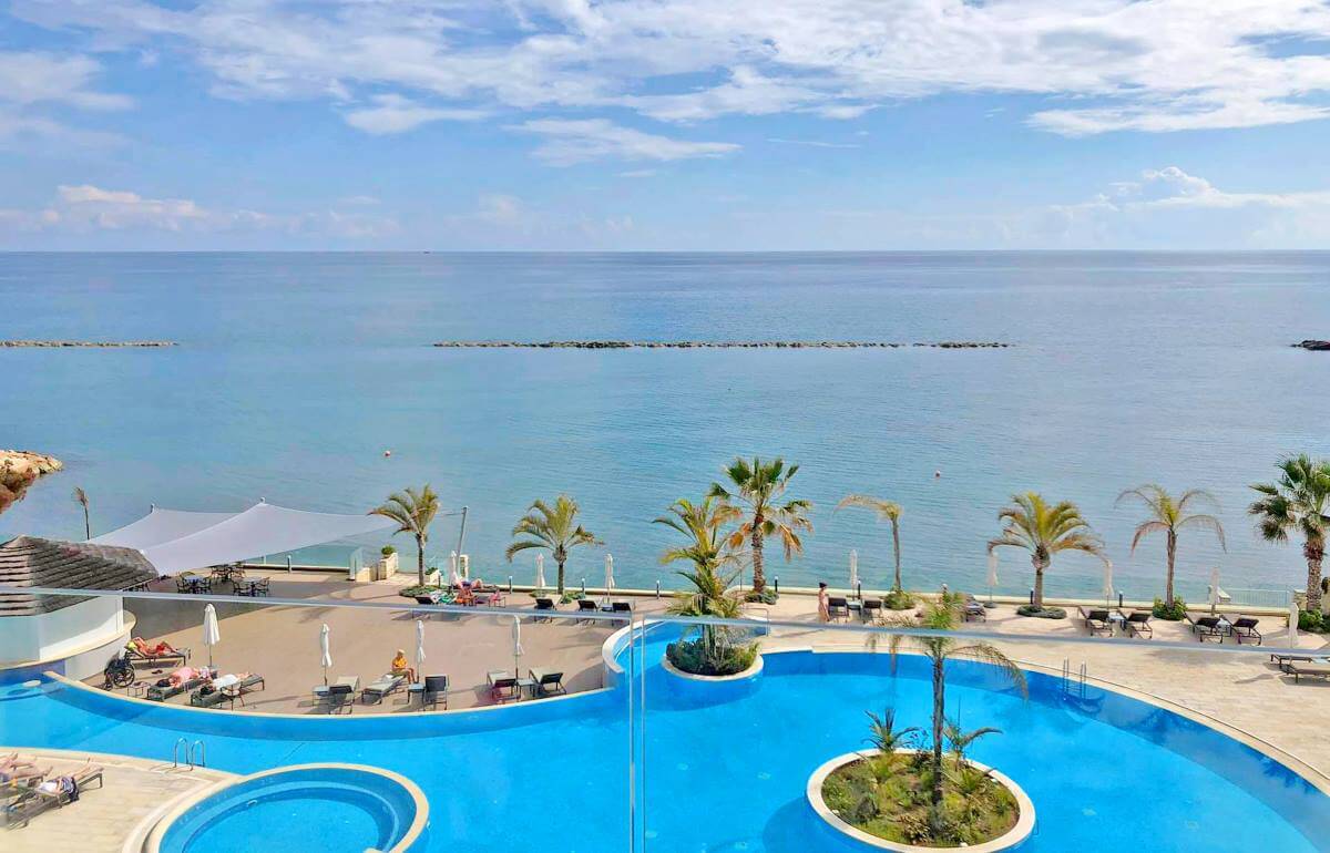 the royal apollonia infinity pool