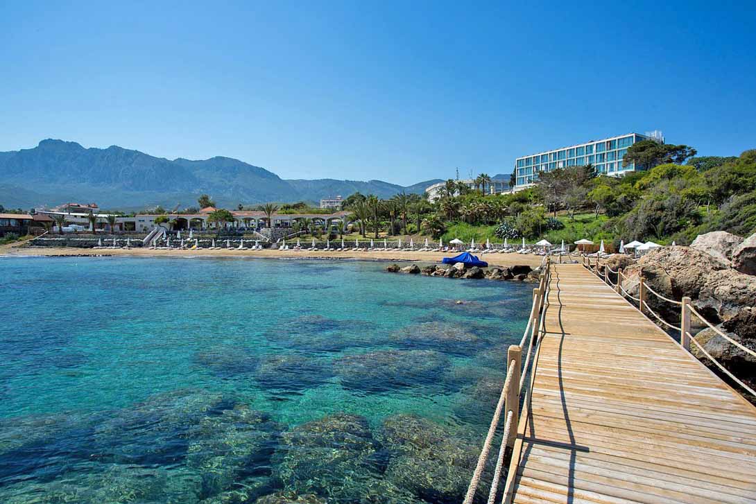 Denizkizi beach area kyrenia