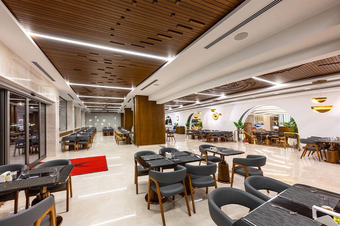 chamada prestige buffet area