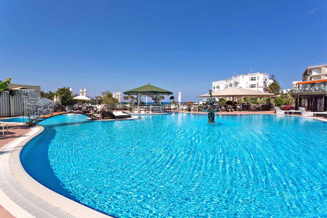 rocks hotel pool view kyrenia
