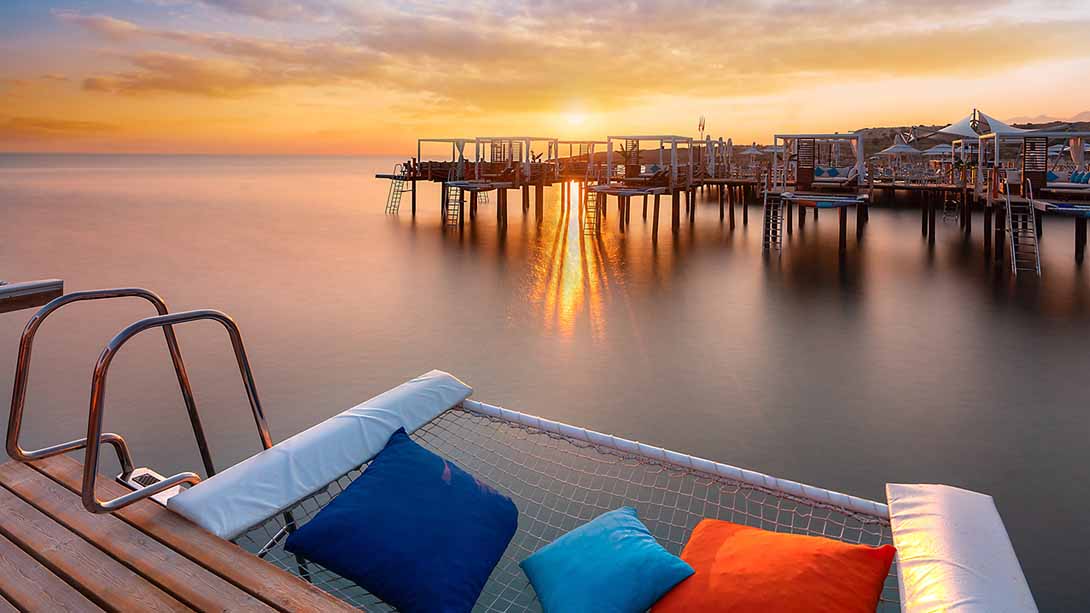 elexus hotel beach area kyrenia