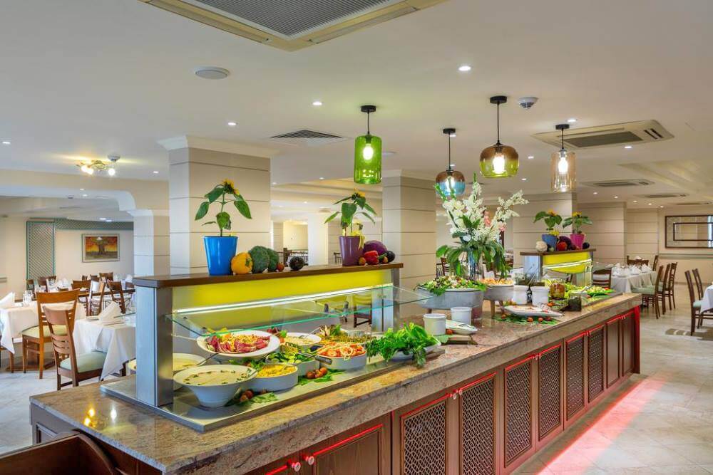 aquamare beach hotel buffet paphos