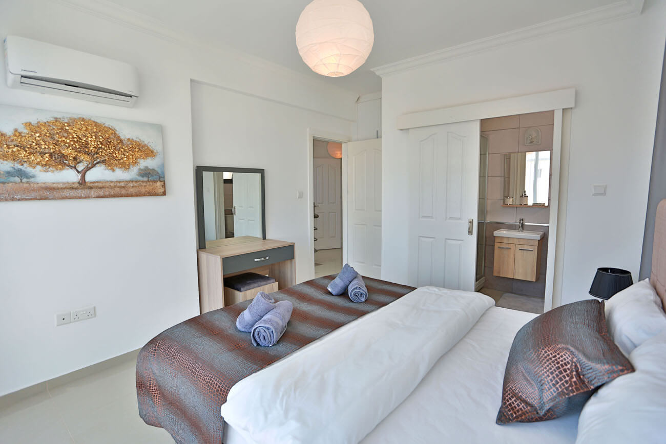deluxe villa skyline bedroom north cyprus