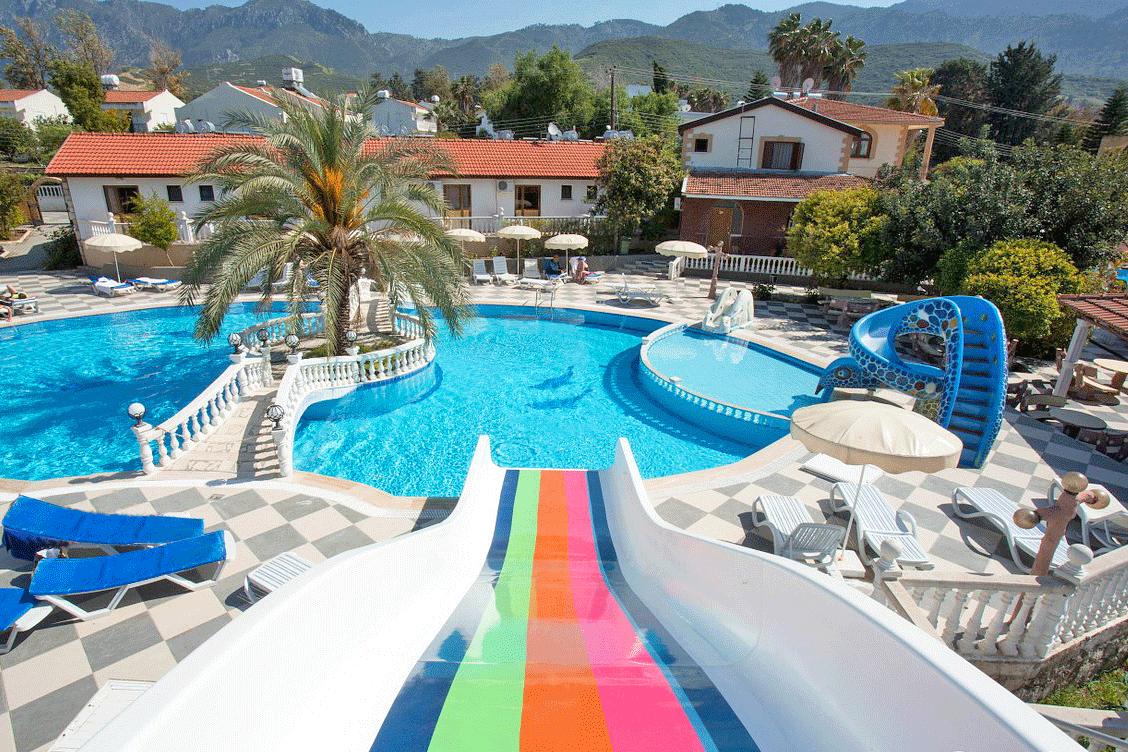 6 riverside garden water slide kyrenia
