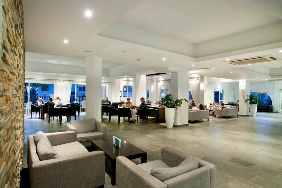 akti beach village resort lobby