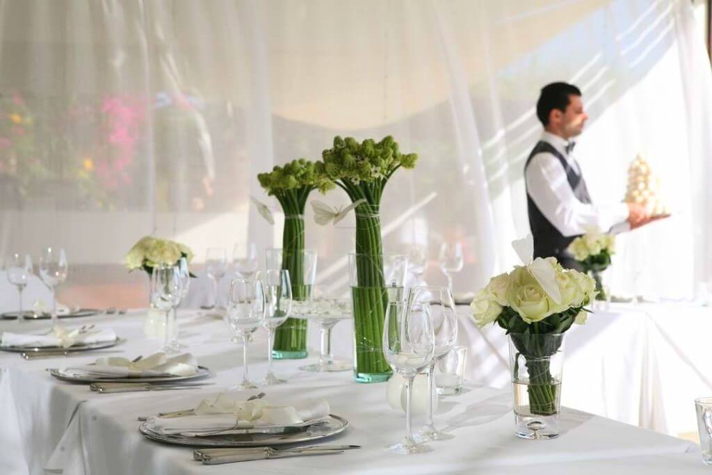 alion beach hotel wedding setting