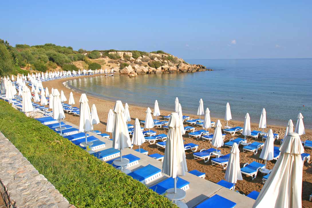 Denizkizi beach area kyrenia