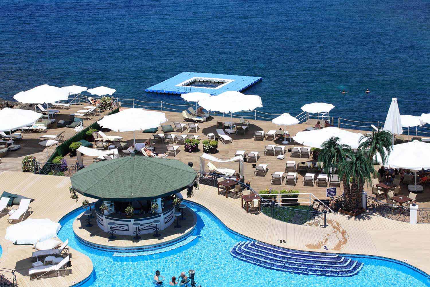 rocks kyrenia sea view pool