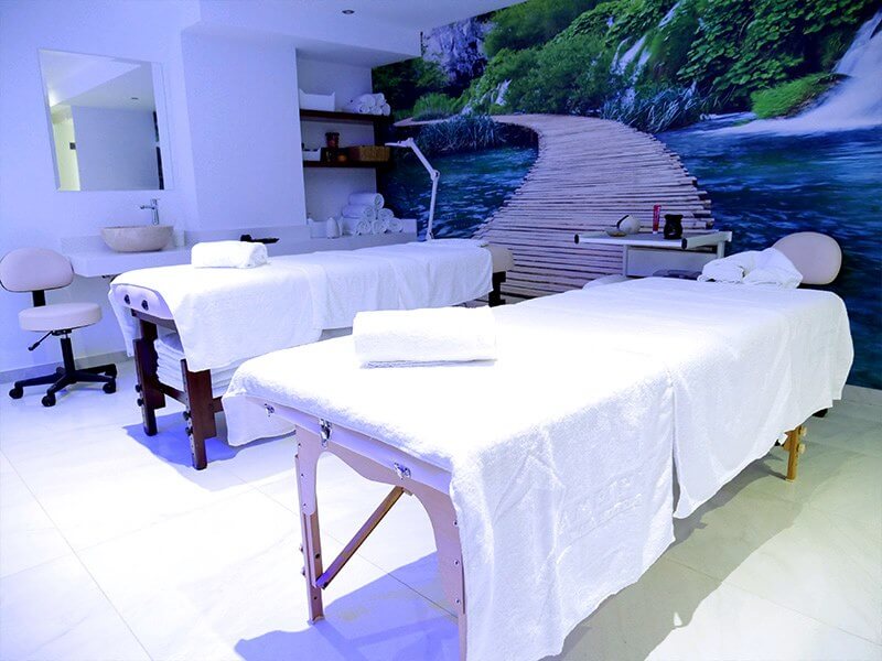 amethyst napa hotel massage area