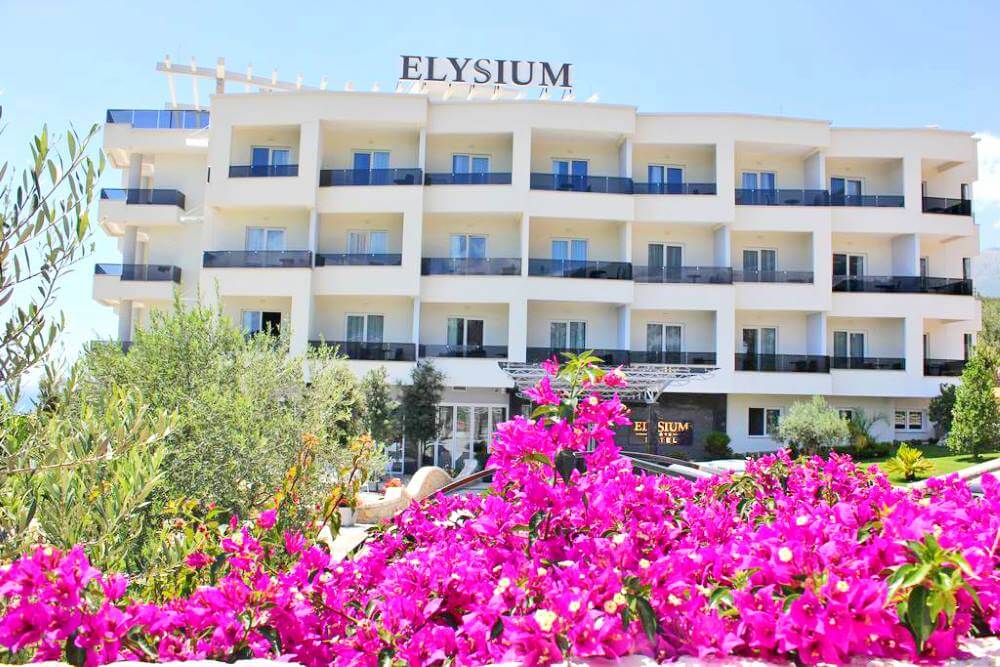 elysium hotel outdoor view  paphos