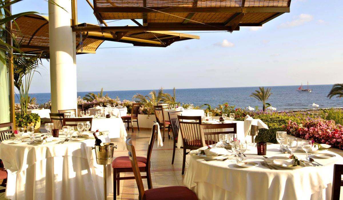 bros athena restaurant with sea view