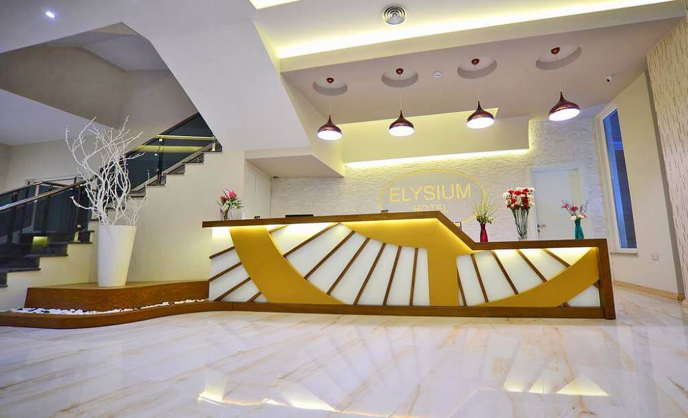 elysium hotel reception