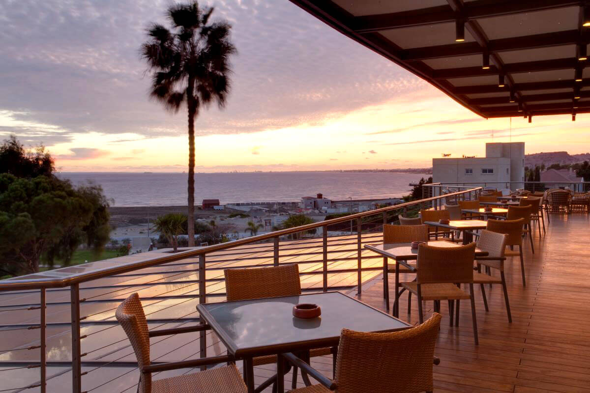 st.raphael hotel terrace seaview cafe