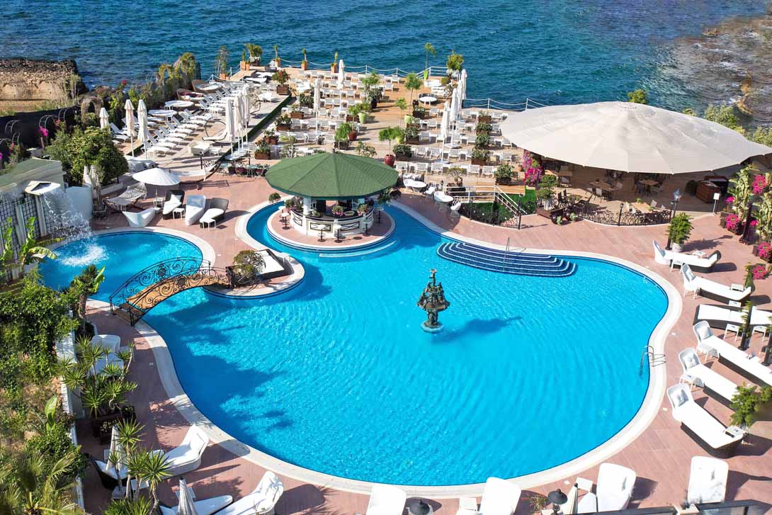 rocks hotel pool view kyrenia
