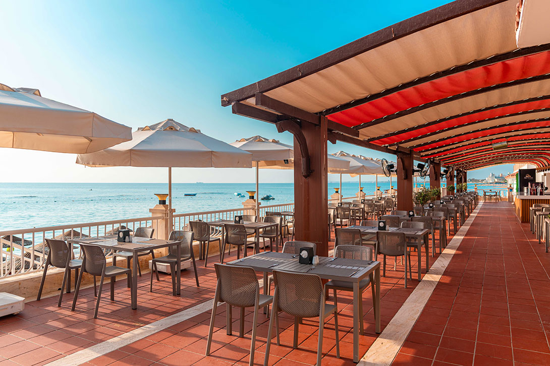 105 salamis bay restaurant pool view famagusta