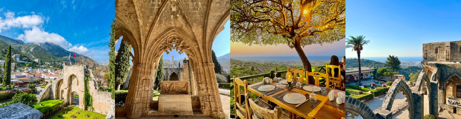Breathtaking views at Bellapais Village…