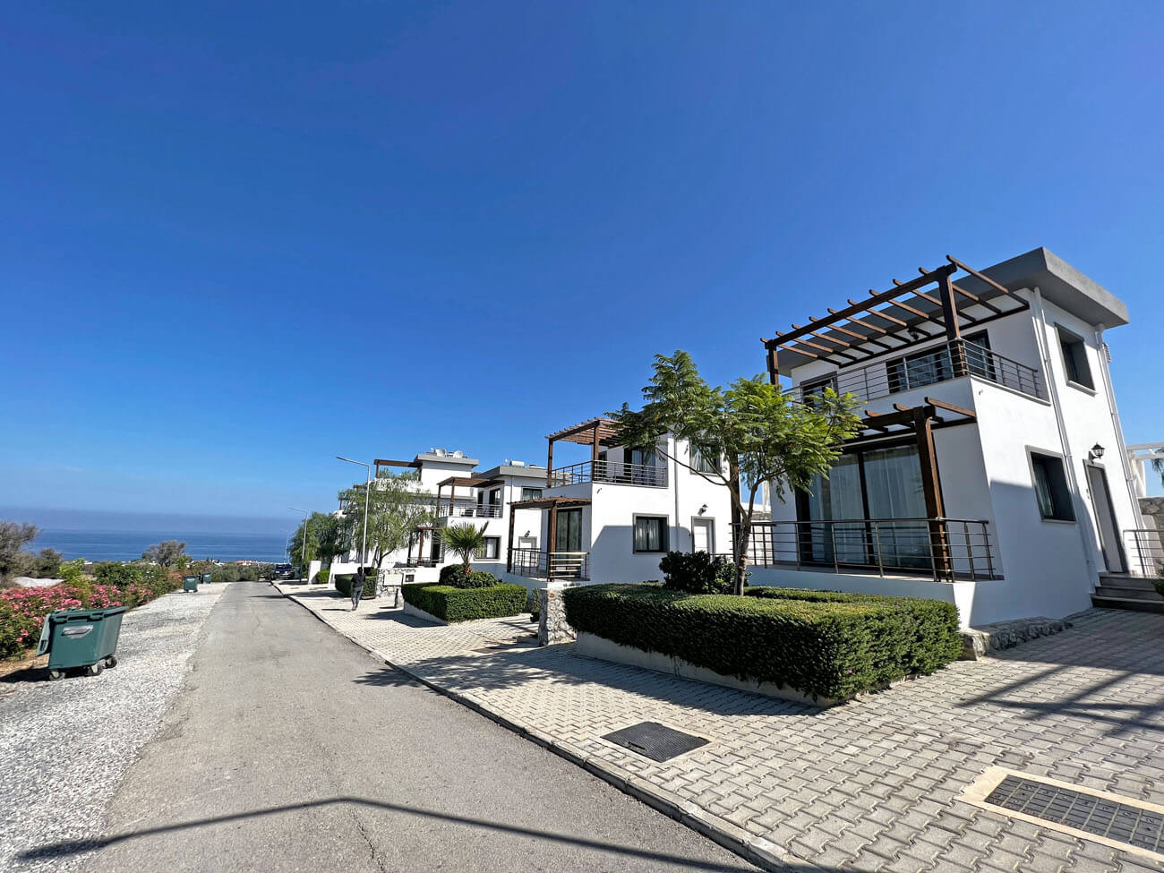 elite villa skyline outside view kyrenia