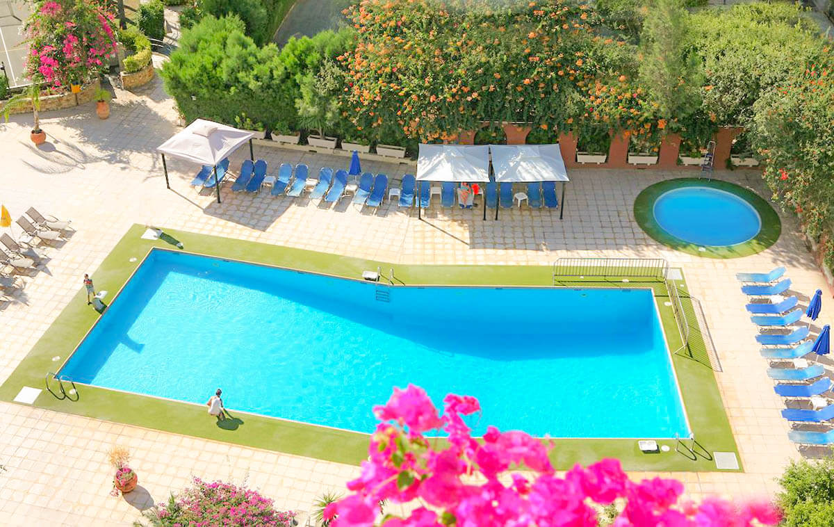 navarria hotel balcony pool view