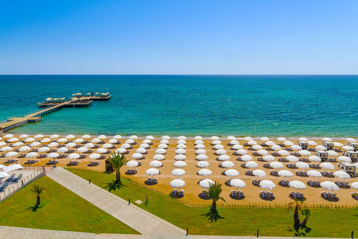 arkin iskele hotel beach view north cyprus
