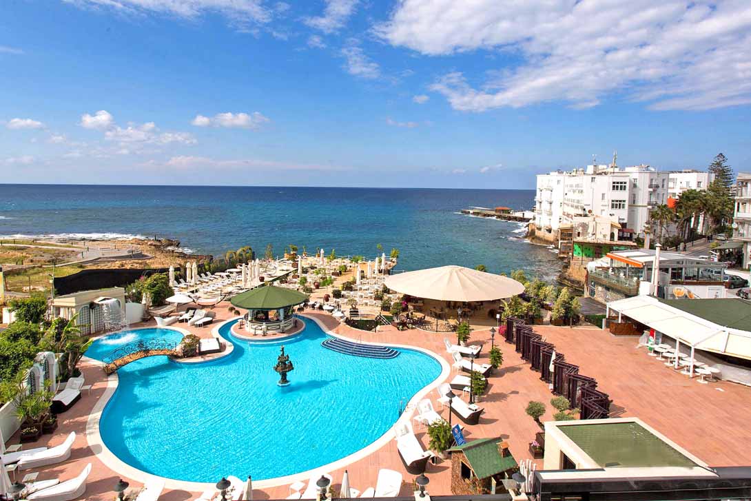 rocks hotel pool view kyrenia