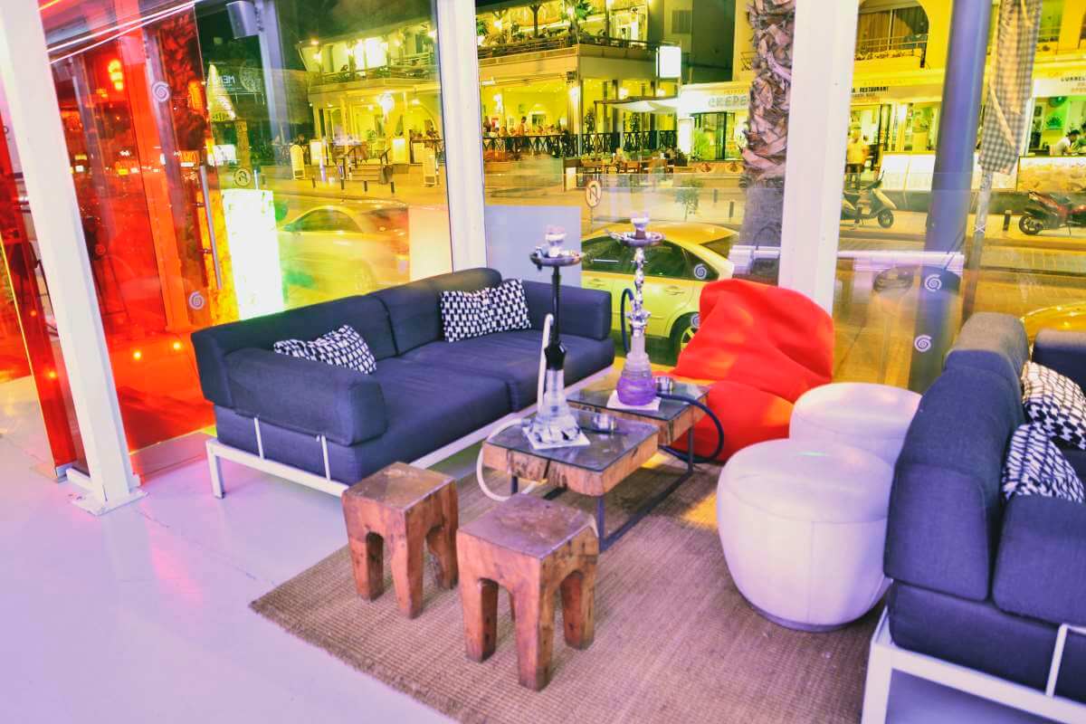napa plaza bar sitting area
