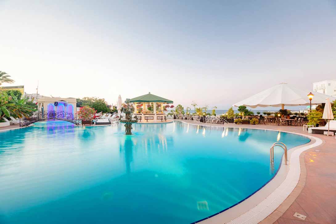 rocks hotel pool view kyrenia