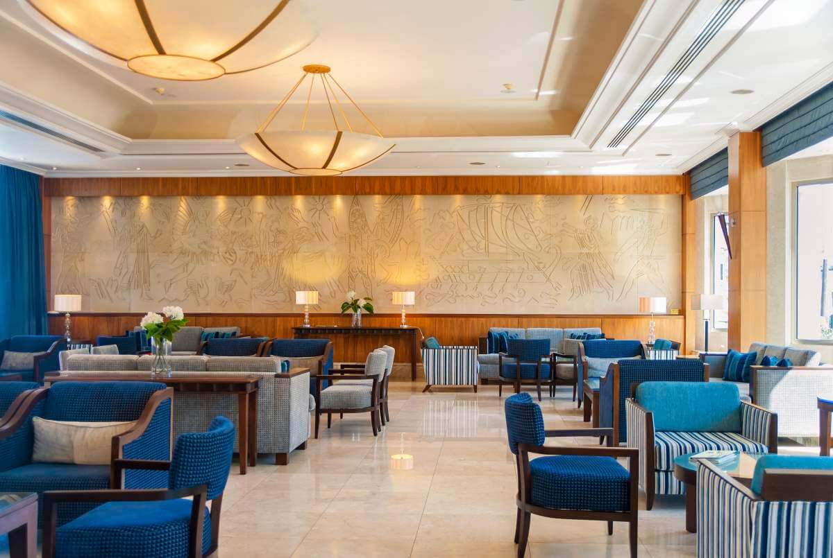 ajax hotel lobby sitting area