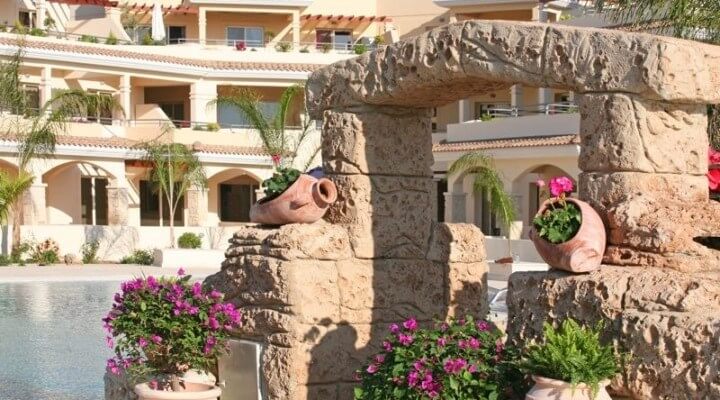 aphrodite sands resort waterfall
