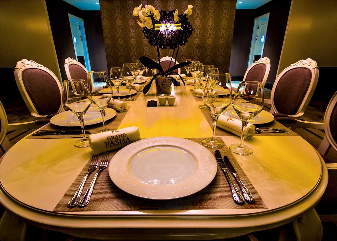 grand pasha indoor dining kyrenia