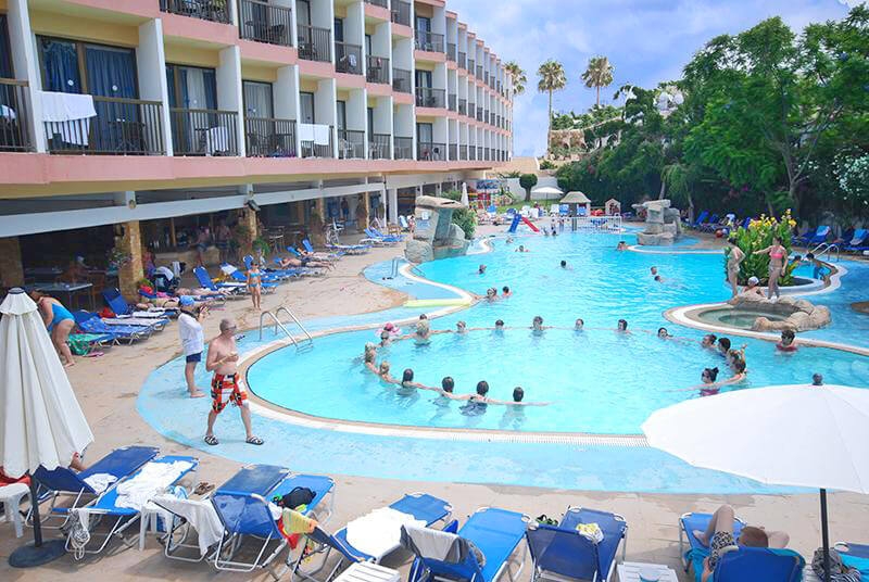 avlida hotel paphos outdoor pool