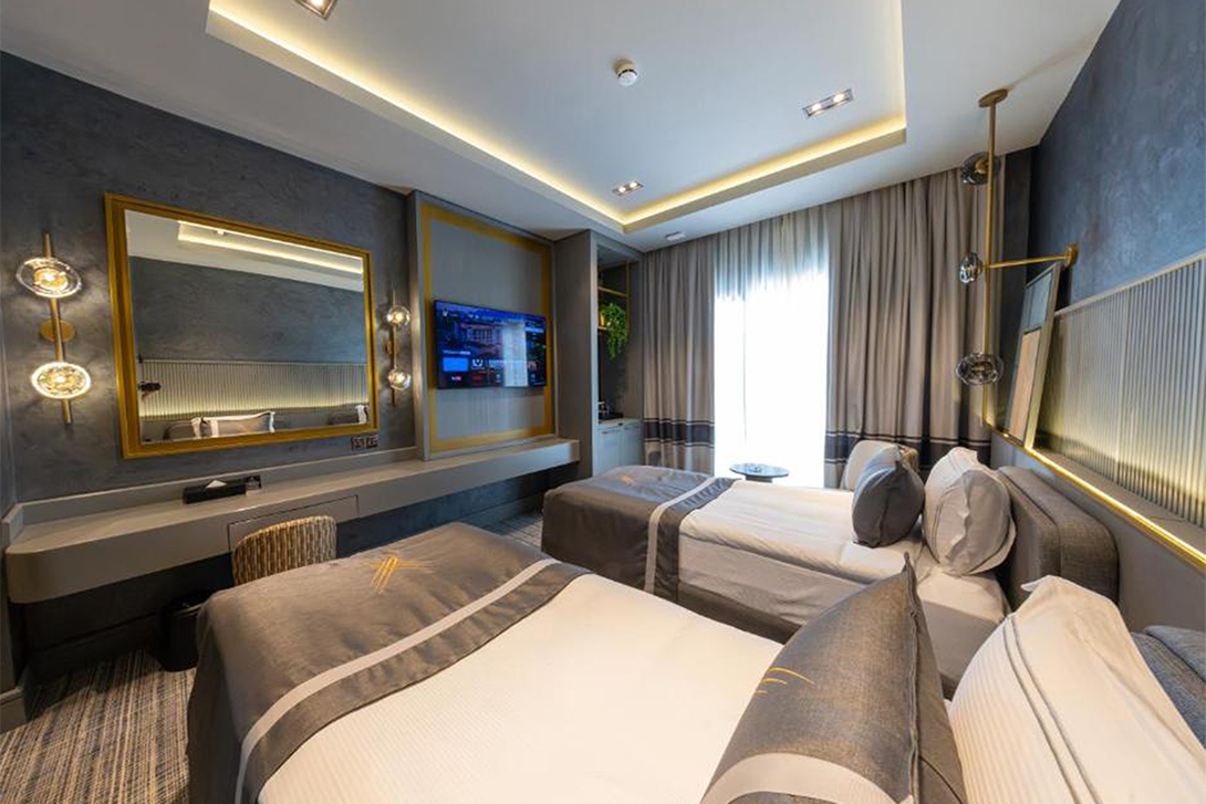 deluxe-twin-beds-chamada-girne-hotel