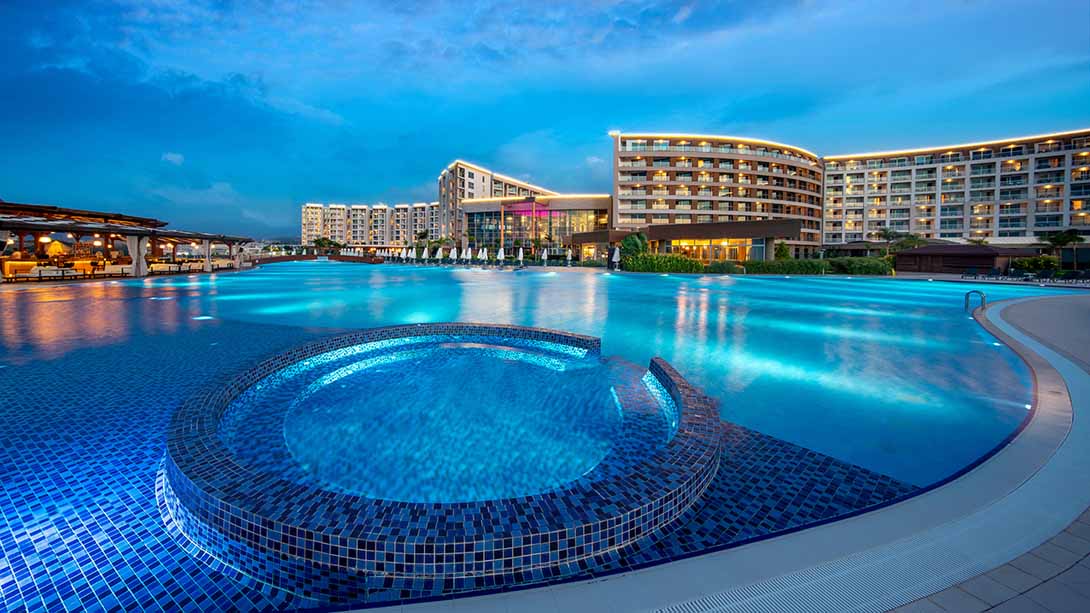 elexus hotel pool area kyrenia