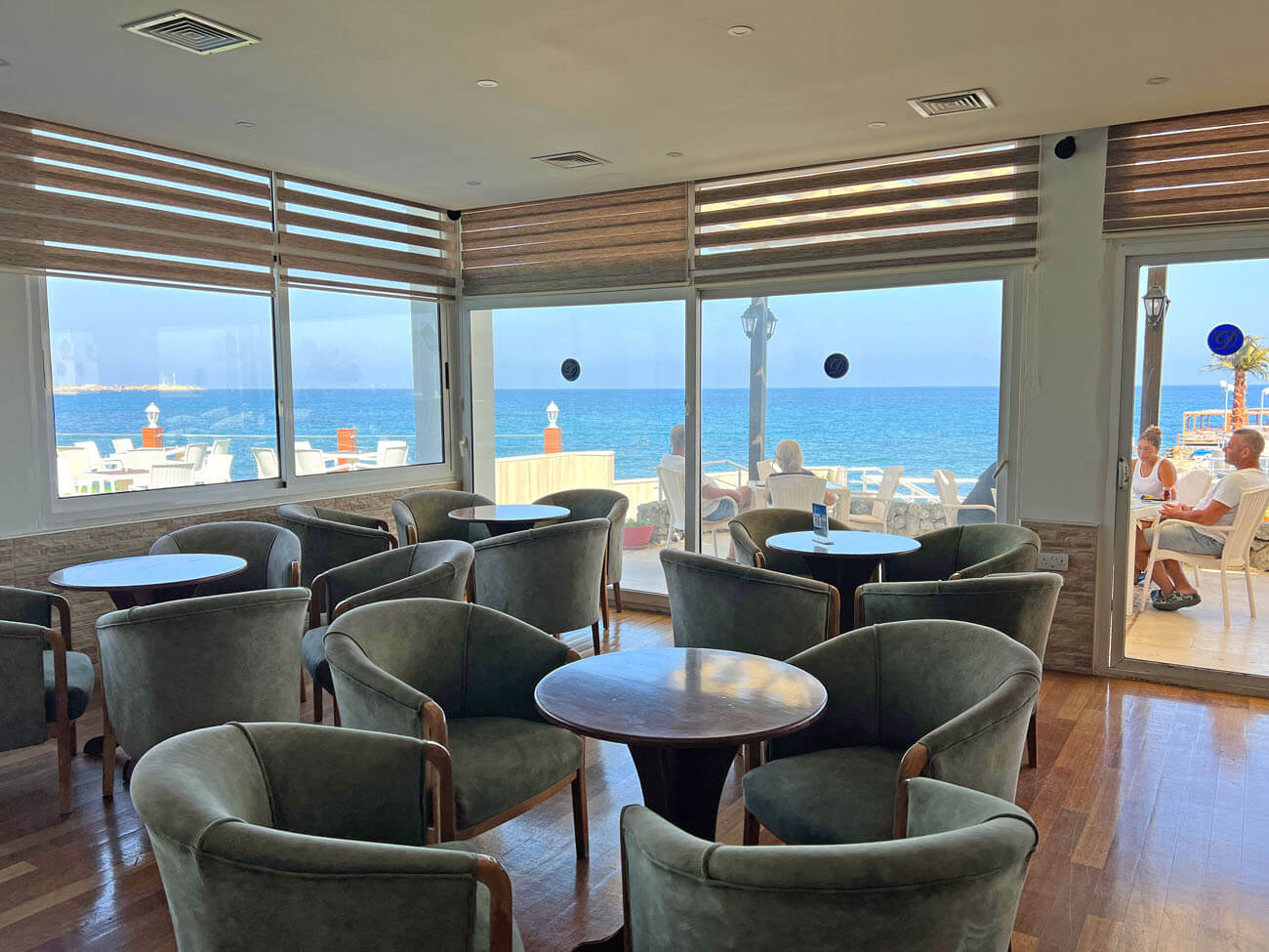 50 dome hotel outdoor restaurent kyrenia