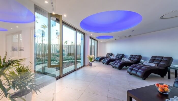 asterias hotel spa resting room