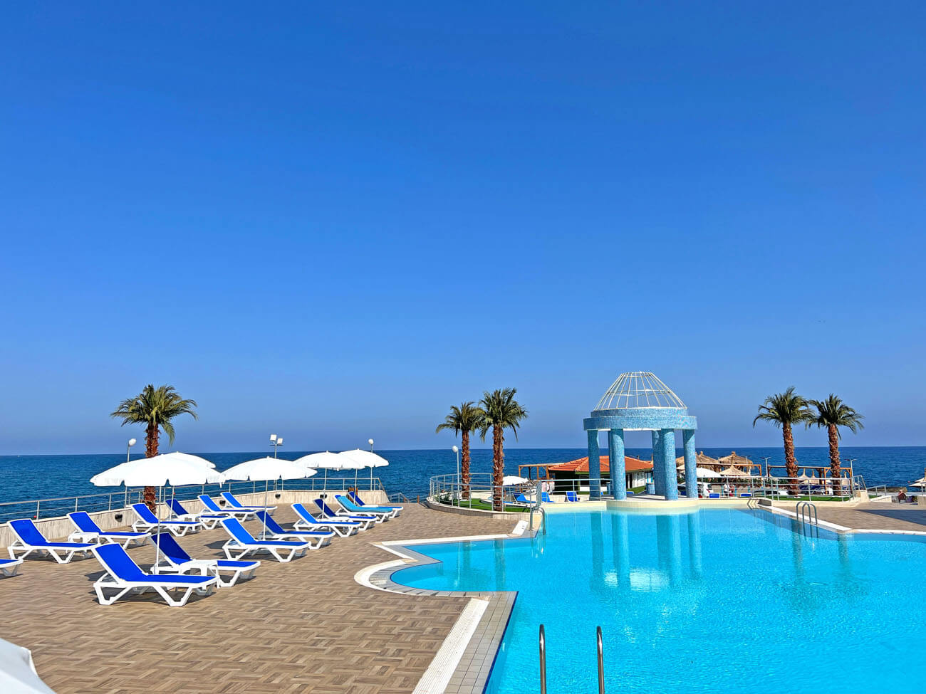 55 dome hotel pool sitting kyrenia
