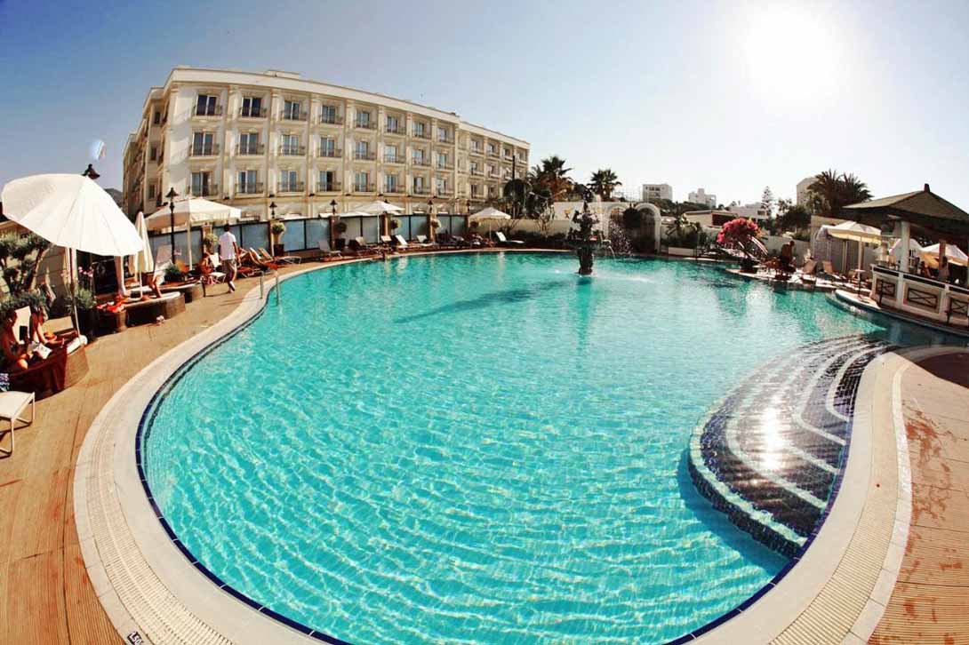 rocks hotel outdoor pool kyrenia